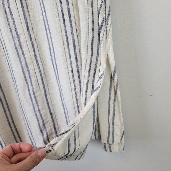 ANTHROPOLOGIE Elevenses Minaret Vest Linen Crochet S - Picture 7 of 13